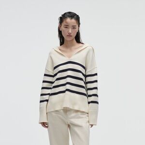 Striped Knit Sweater size M